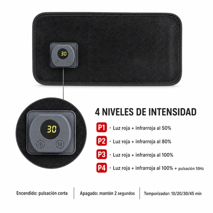 Cinturón de Luz Roja para Perros